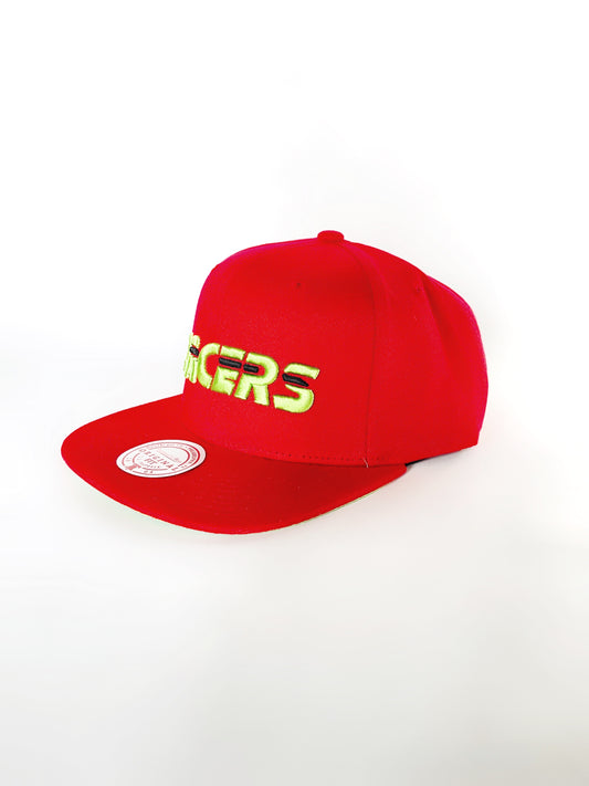 Indiana Pacers Mitchell & Ness x Lids Snapback - Red