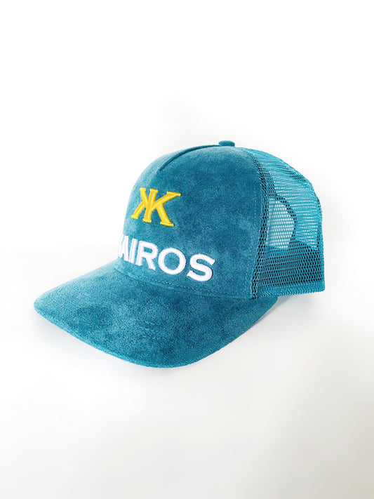 Kairos wordmark icon signature suede adjustable Hat